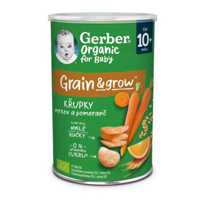 Nestlé Gerber Křupky s mrkví a pomerančem BIO 35g
