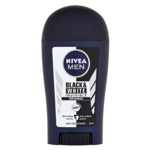 
				Nivea Men Black & White Invisible Original tuhý antiperspirant, 40 ml
		