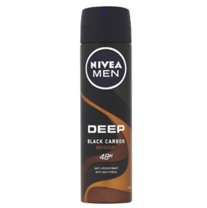 
				Nivea Men Deep Black Carbon Espresso antiperspirant, 150 ml
		