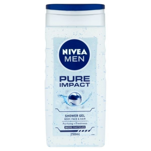 
				Nivea Men Pure Impact sprchový gel na tělo, tvář a vlasy 250 ml
		