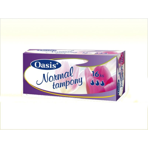 
				Oasis menstruační tampony Normal 16 ks/bal.
		