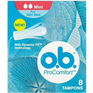 
				O.B. ProComfort Mini Tampons 8 ks
		