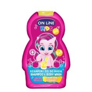 
				On line kids 2v1 šampón a sprchový gel NEW Limonade 250 ml
		