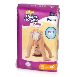 Ontex Group Helen Harper plenkové kalhotky vel. 5 12-18 kg, 40 ks