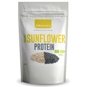 Organic Sunflower Protein - Bio slunečnicový protein 500g Natural