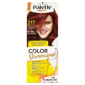 Palette Schwarzkopf Color Shampoo barva na vlasy Mahagonový 217