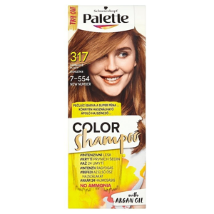 
				Palette Schwarzkopf  Color Shampoo barva na vlasy Oříškově plavý 317 (7-554)
		