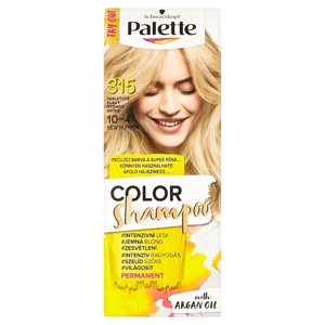Palette Schwarzkopf Color Shampoo barva na vlasy Perleťově Plavý 315