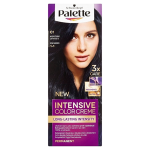 
				Palette Schwarzkopf  Intensive Color Creme barva na vlasy Modročerný C1 (1-1)
		