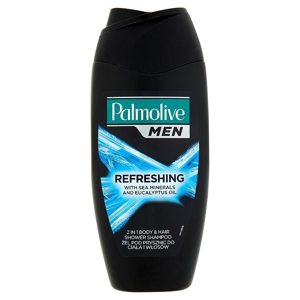 Palmolive Men Refreshing tělový šampon 2v1 s mořskými minerály a eukalyptovým olejem 250 ml