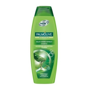 
				Palmolive Naturals Silky Shine Effect šampon s výtažky z oliv a aloe vera 350 ml
		