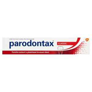 
				Parodontax Zubní pasta bez fluoridu proti krvácení dásní a při parodontóze 75 ml
		