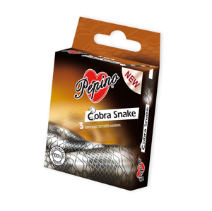 
				Pepino Cobra Snake kondomy 3 ks
		