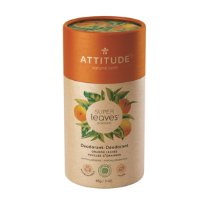 Přírodní tuhý deodorant ATTITUDE Super leaves - pomerančové listy 85 g