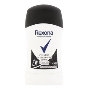Rexona Invisible Black + White tuhý antiperspirant, 40 ml