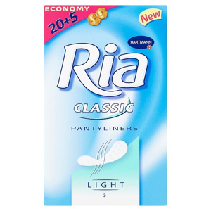 
				Ria Classic Light slipové vložky neparfémované 25 ks/bal.
		