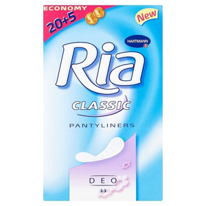 
				Ria Classic slipové vložky deo 25 ks/bal.
		
