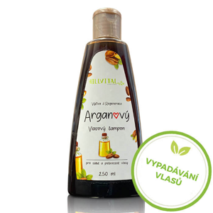 Šampon s BIO arganovým olejem proti vypadávání vlasů, 250 ml