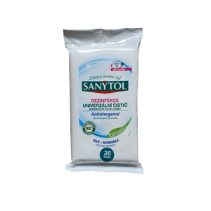 Sanytol - Dezinfekční univerzální utěrky - Antialergenní 36 ks