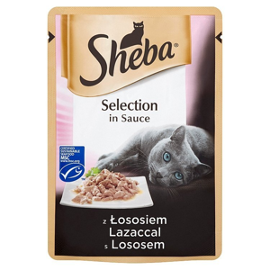 
				Sheba Selection in Sauce s lososem kapsička pro kočky 85 g
		