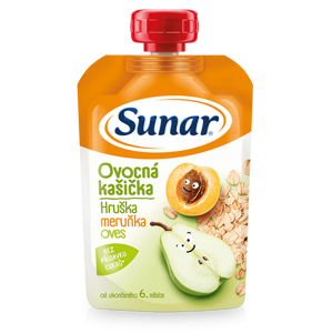 Sunar - Ovocná kašička hruška a meruňka