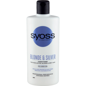 Syoss balzám Blonde & Silver pro zesvětlené, blond a šedé vlasy 440ml