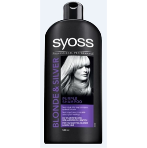 
				Syoss Blonde & silver Fialový šampon pro blond a zesvětlené vlasy 500ml
		