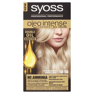 
				Syoss Oleo Intense olejová barva 10-50 Světlá popelavá blond, 50 ml
		