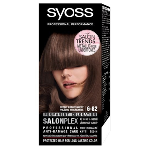 
				Syoss SalonPlex barva na vlasy  Světlý růžově hnědý 6-82
		