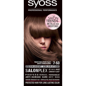 Syoss SalonPlex barva na vlasy Tmavý perleťově plavý 7-53