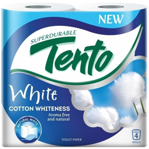 
				Tento Cotton White toaletní papír, 2-vrstvý 4 ks
		