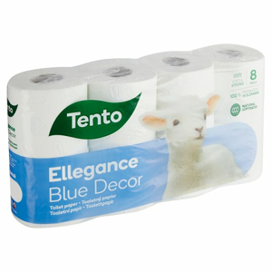 Tento Ellegance Blue Decor toaletní papír 8 rolí/56, 3v - ovečka modrá
