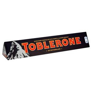 Toblerone hořká čokoláda s medovo-mandlovým nugátem 100 g