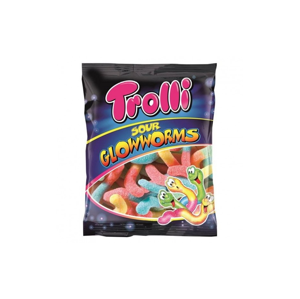 Trolli Sour Glowworms 100 g