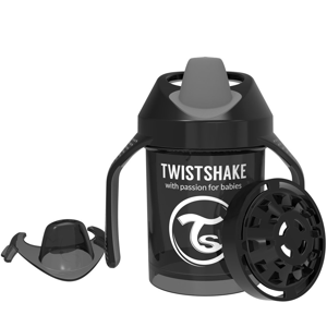 Twistshake Hrnek učicí 230ml 4+m černá