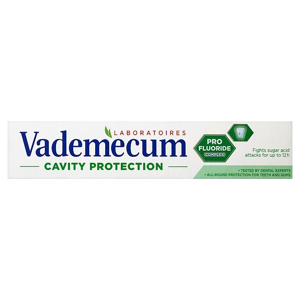 
				Vademecum Pro Fluoride Cavity Protection zubní pasta 75 ml
		