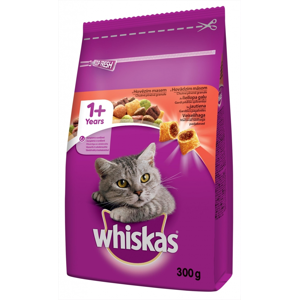 
				Whiskas granule pro kočky s hovězím 300 g
		