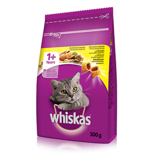 
				Whiskas granule pro kočky s kuřecím 300 g
		