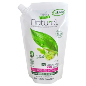WINNIS Naturel tekuté mýdlo pro intimní hygienu se zeleným čajem náhradní náplň 500 ml