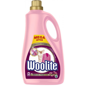 Woolite Delicate & Wool prací gel 60 praní, 3,6 l