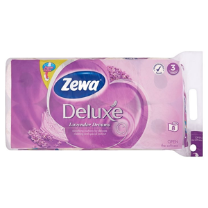 
				Zewa deluxe Levandule toaletní papír, parfémovaný, 3vrstvý 8x150
		